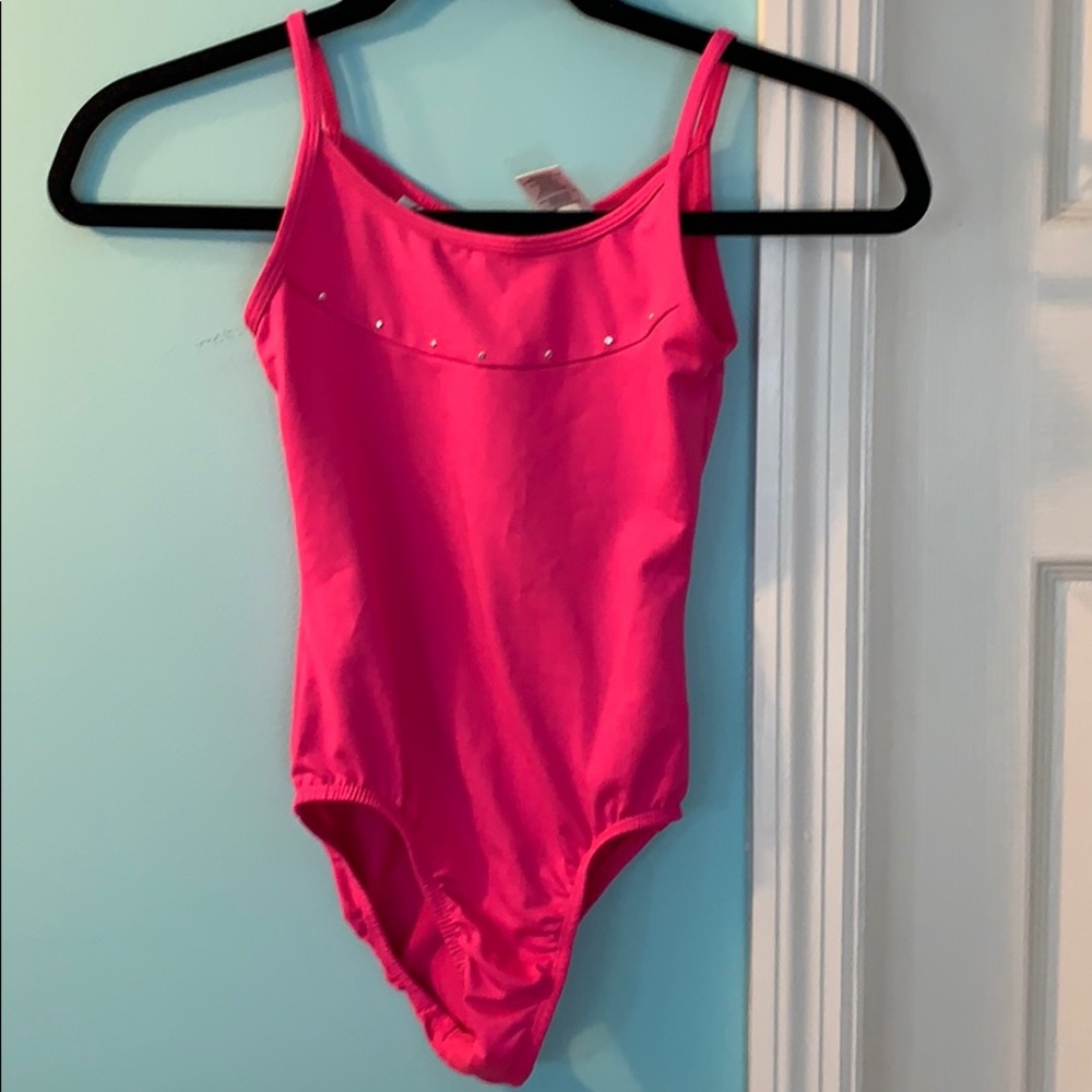 Pink leotard